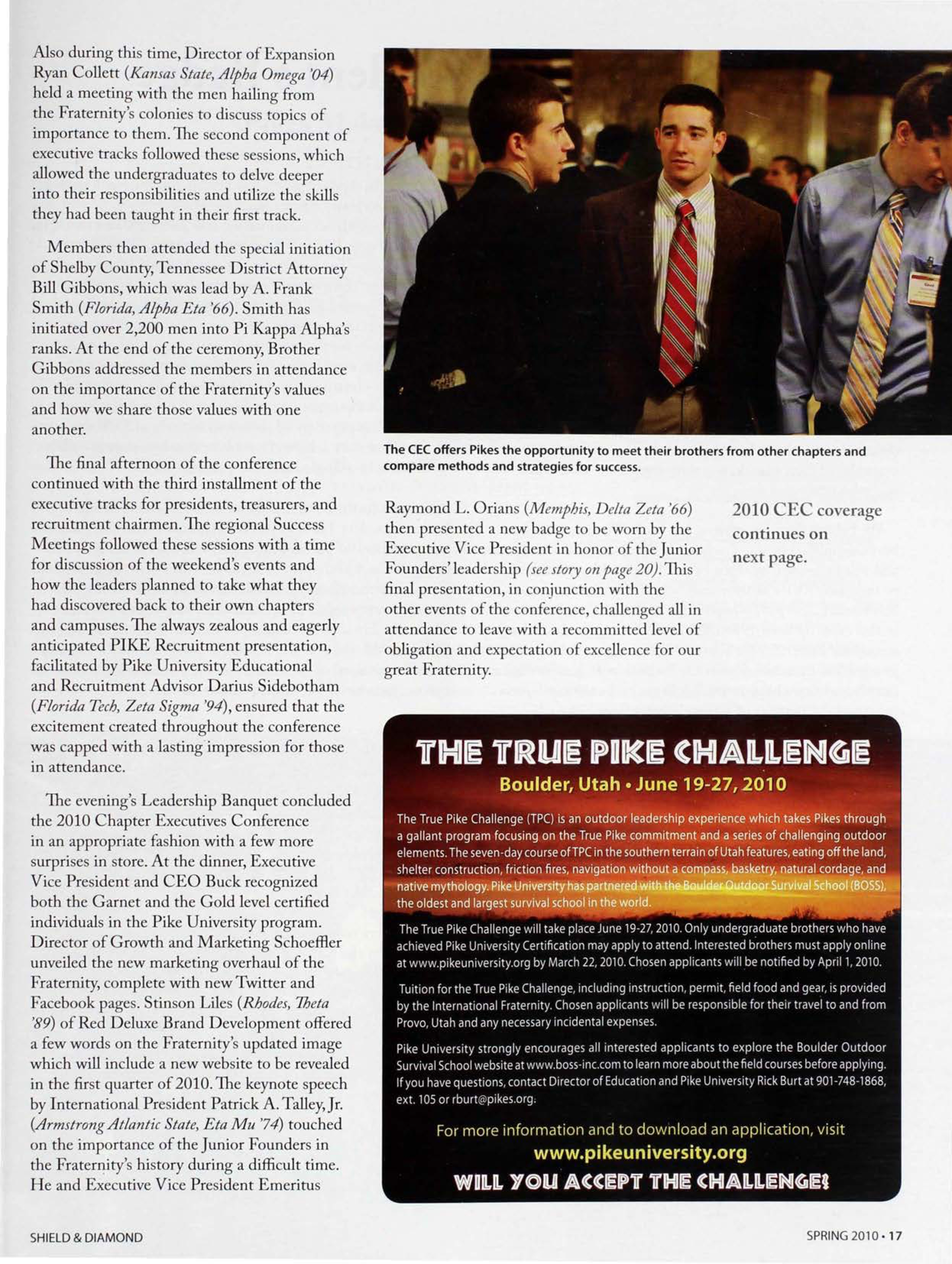 2010 Chapter Executives Conference, Continued